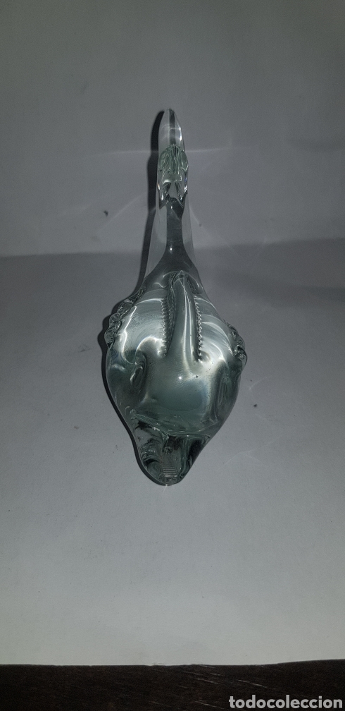Antig&uuml;edades: Delf&iacute;n en cristal creo murano - Foto 2