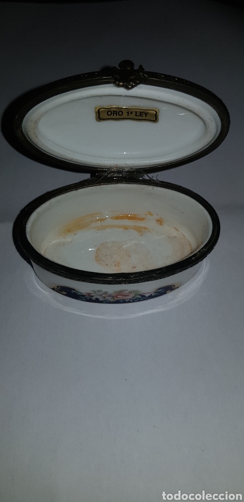 Antig&uuml;edades: Cajita en porcelana ar-mo - Foto 2