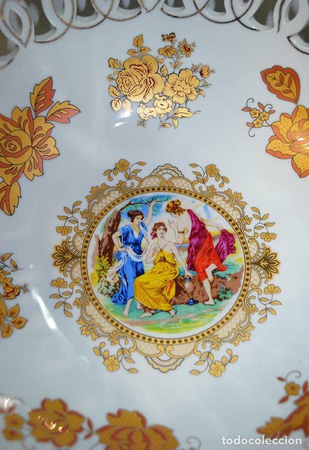 Antig&uuml;edades: ANTIGUO CENTRO DE MESA PORCELANA CHECA - Foto 4