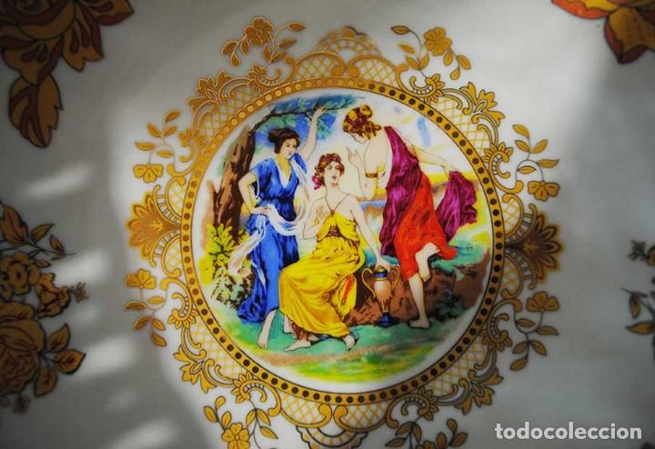 Antig&uuml;edades: ANTIGUO CENTRO DE MESA PORCELANA CHECA - Foto 5