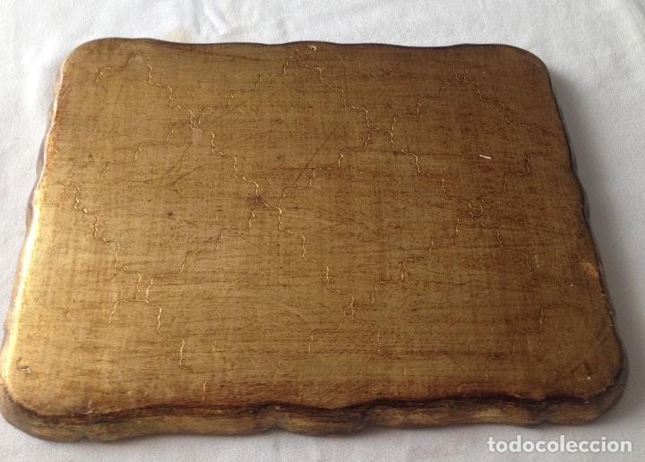 Antig&uuml;edades: BANDEJA ANTIGUA DE MADERA POLICROMADA - Foto 12