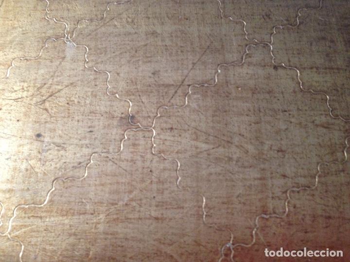 Antig&uuml;edades: BANDEJA ANTIGUA DE MADERA POLICROMADA - Foto 13