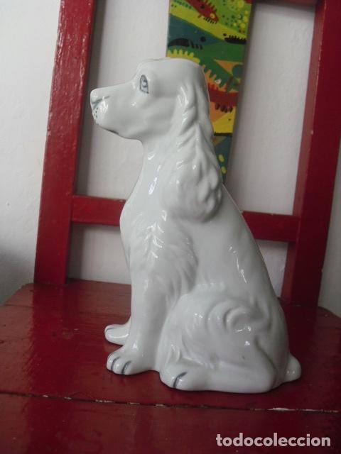 Antig&uuml;edades: PERRO COCKER CERAMICA. 22 CM. - Foto 2