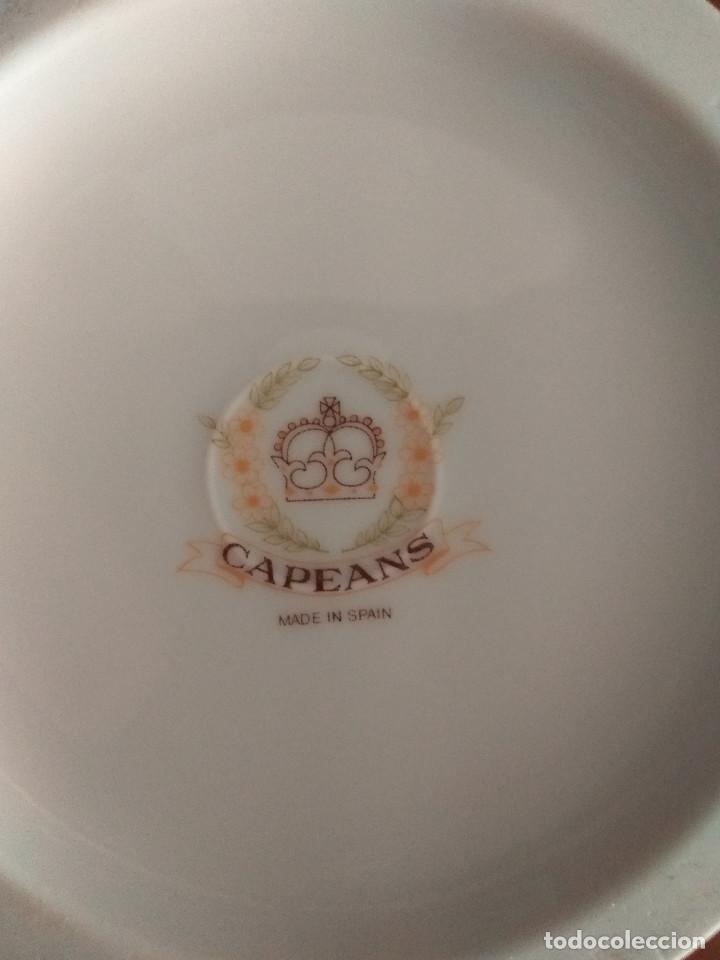 Antig&uuml;edades: JARRON DE PORCELANA DECORADO DE CAPEANS - Foto 5