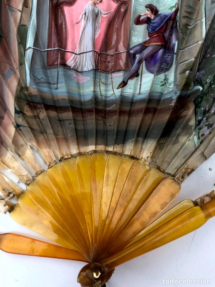 Antig&uuml;edades: DOS ABANICOS PARA RESTAURAR - S. XIX - Foto 3
