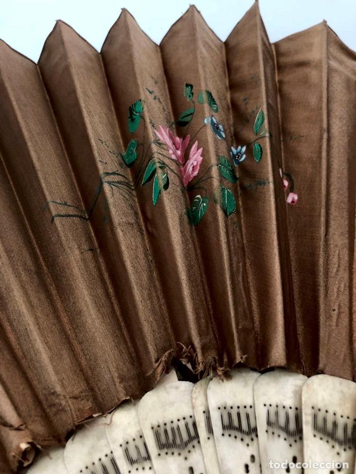Antig&uuml;edades: DOS ABANICOS PARA RESTAURAR - S. XIX - Foto 14
