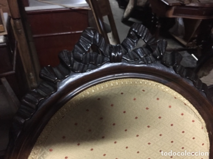Antig&uuml;edades: Pareja de sillas Napoleon III - Foto 6