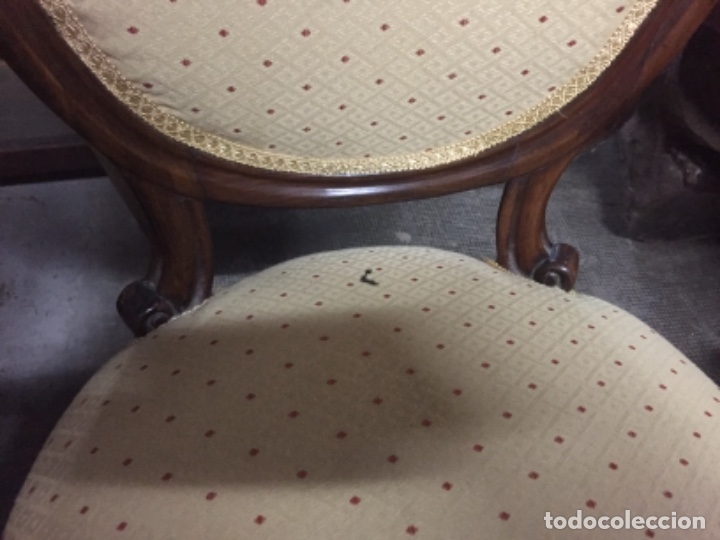 Antig&uuml;edades: Pareja de sillas Napoleon III - Foto 7