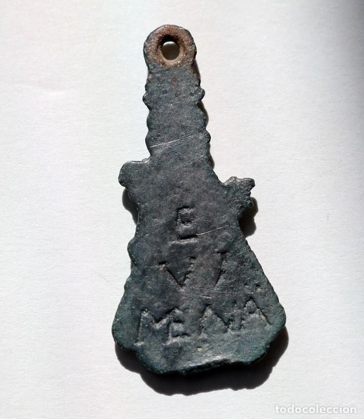 Antig&uuml;edades: ANTIGUA MEDALLA VIRGEN DE MENA - Foto 2