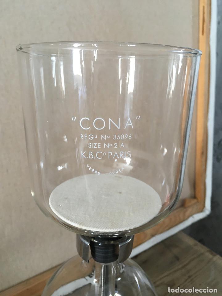 Antig&uuml;edades: CAFETERA CRISTAL CON FILTRO CONA. - Foto 24