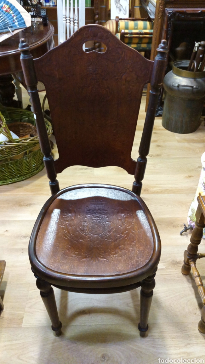 Antig&uuml;edades: Tres sillas estilo Thonet - Foto 1