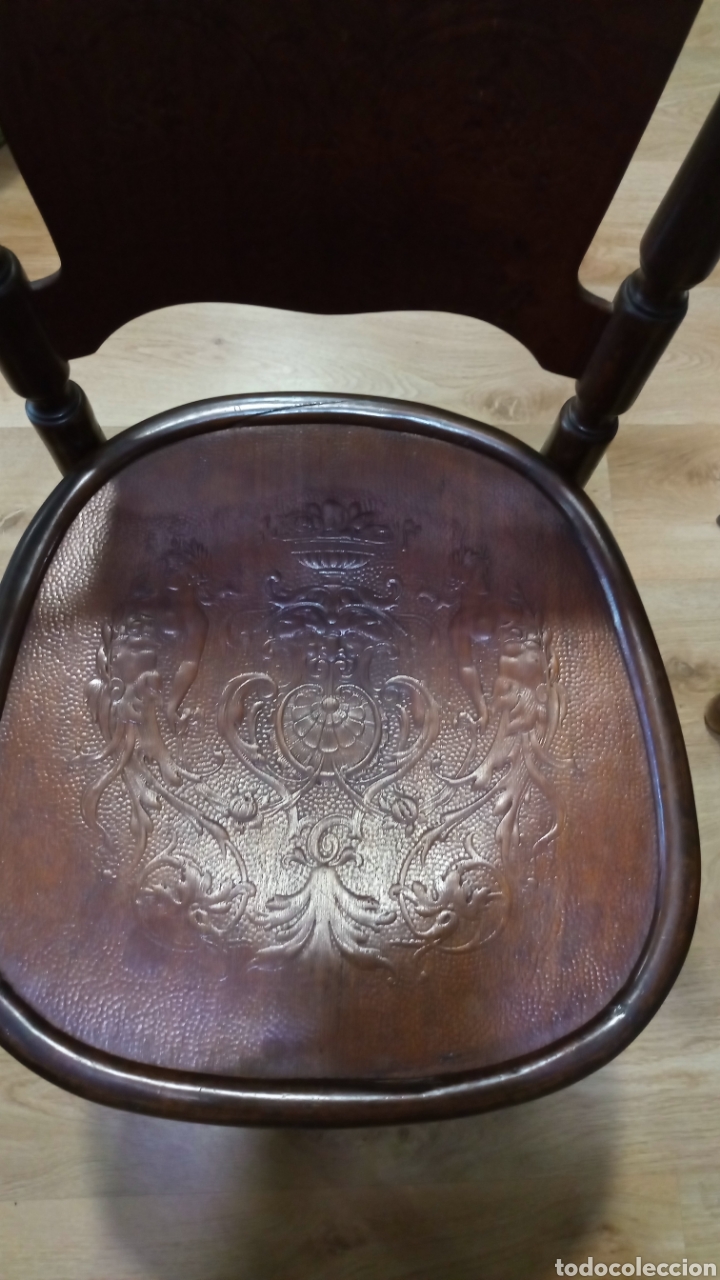 Antig&uuml;edades: Tres sillas estilo Thonet - Foto 2
