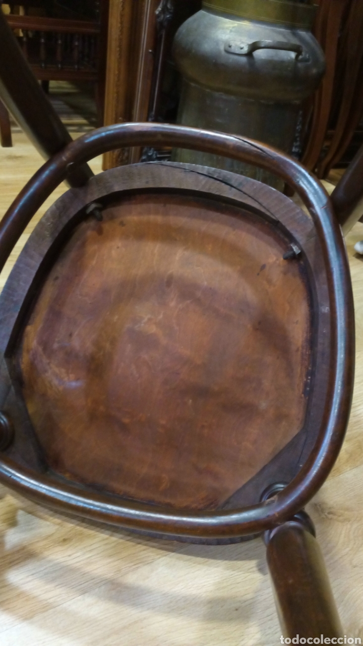 Antig&uuml;edades: Tres sillas estilo Thonet - Foto 5