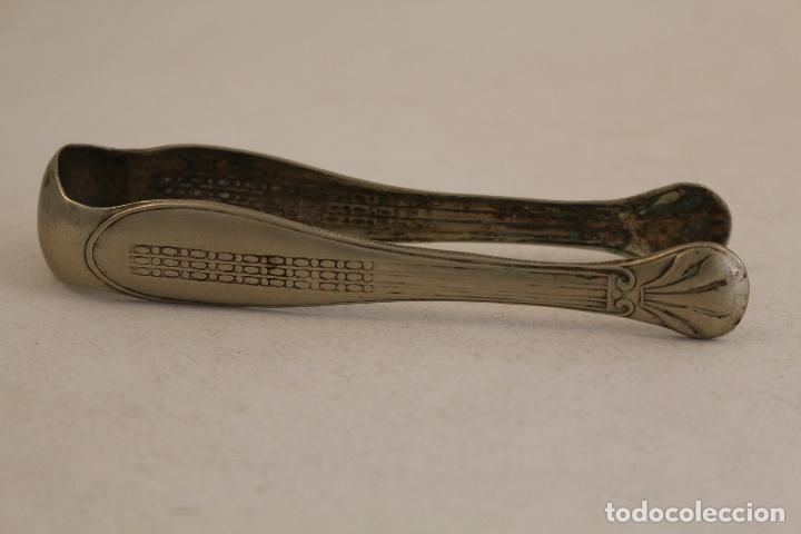 Antig&uuml;edades: pinzas de servir plateadas - Foto 1