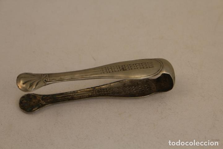 Antig&uuml;edades: pinzas de servir plateadas - Foto 2
