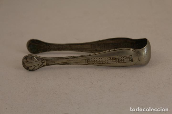 Antig&uuml;edades: pinzas de servir plateadas - Foto 3