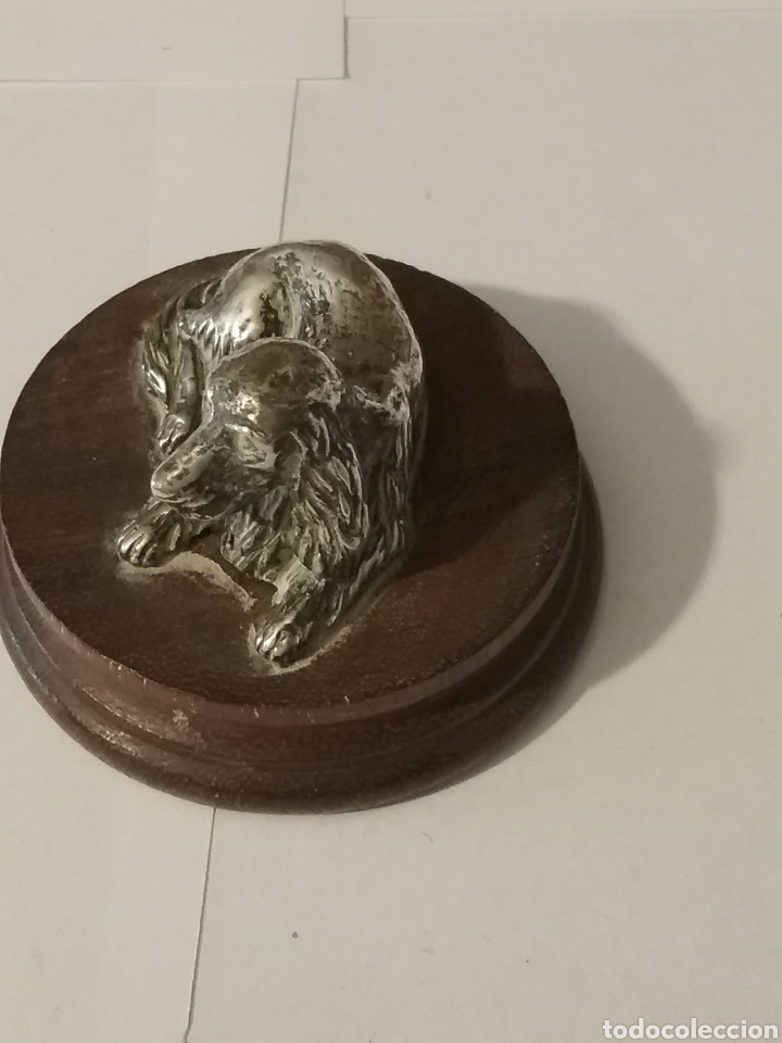 Antig&uuml;edades: Figura de perrito en plata de ley. - Foto 2