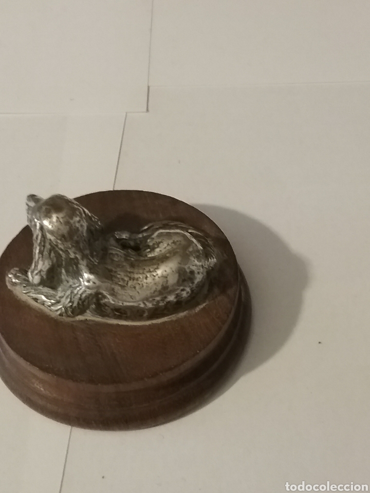 Antig&uuml;edades: Figura de perrito en plata de ley. - Foto 3