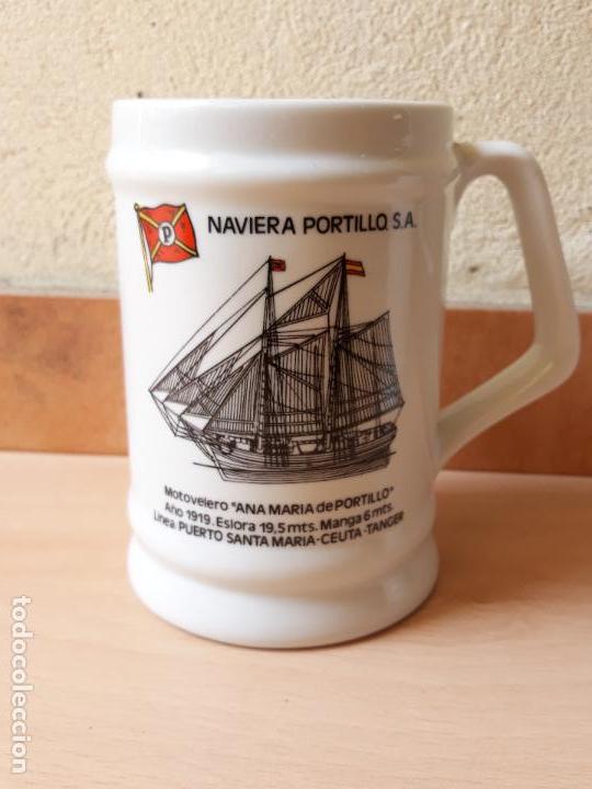 Antiquit&auml;ten: Naviera Portillo s.a motovelero ana maria de portillo- l&iacute;nea puerto Santa Mar&iacute;a, Ceuta, T&aacute;nger 1919
