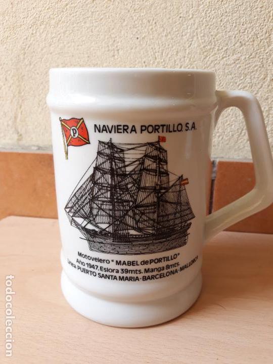 Antiquit&auml;ten: Naviera portillo s.a motovelero mabel de portillo- l&iacute;nea puerto Santa Mar&iacute;a, Barcelona Mallorca 1947