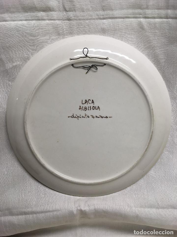Antig&uuml;edades: Plato Laca Albisola - Foto 2