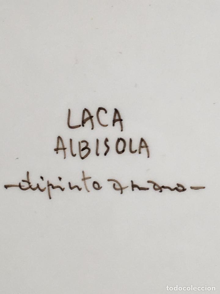Antig&uuml;edades: Plato Laca Albisola - Foto 5