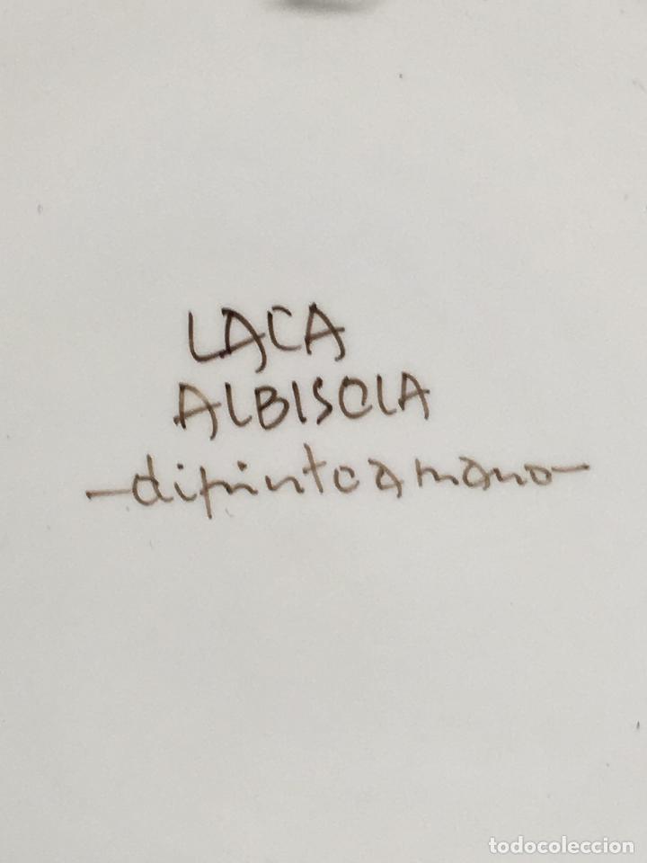 Antig&uuml;edades: Plato Laca Albisola - Foto 4