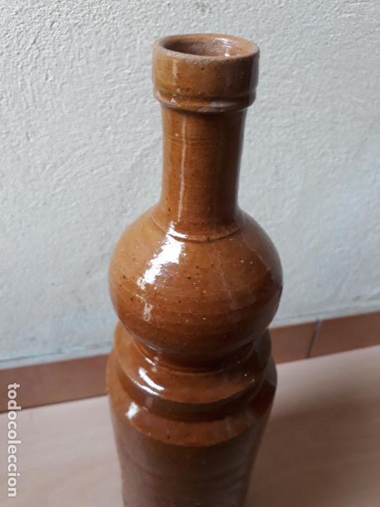 Antig&uuml;edades: Antigua botella de cer&aacute;mica esmaltada - Foto 5