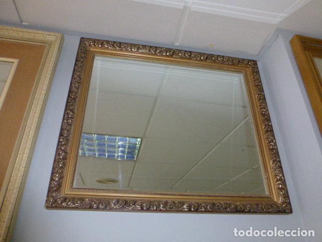 Antig&uuml;edades: ESPEJO CON MARCO DORADO BARROCO. - Foto 1