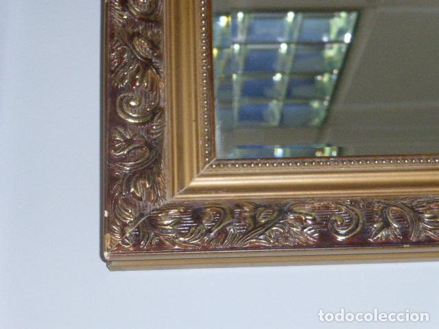 Antig&uuml;edades: ESPEJO CON MARCO DORADO BARROCO. - Foto 3