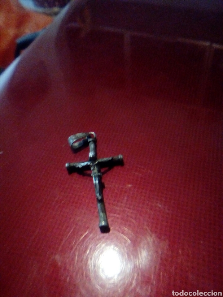 Antig&uuml;edades: Crucifijo de plata - Foto 2
