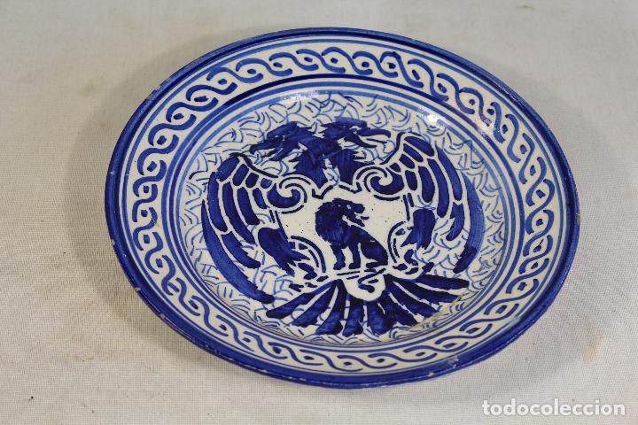 Antig&uuml;edades: PLATO AZUL MANISES - Foto 1
