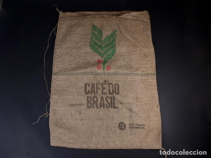 Antig&uuml;edades: CAFE DO BRASIL CARDINGO. SACO DE ARPILLERA - Foto 1