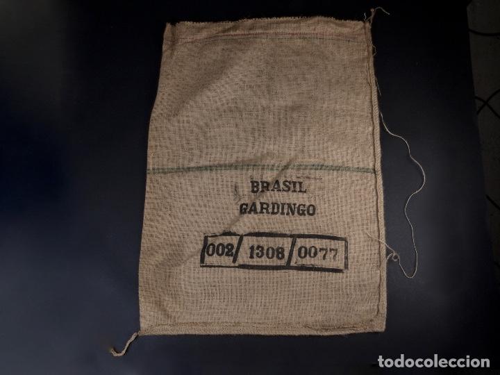 Antig&uuml;edades: CAFE DO BRASIL CARDINGO. SACO DE ARPILLERA - Foto 3