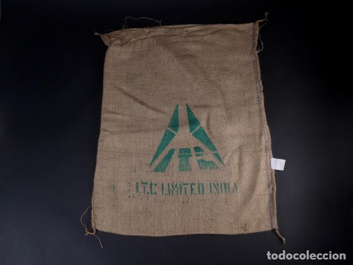 Antig&uuml;edades: CAFE DE INDIA UNWASHED ROBUSTA. SACO DE ARPILLERA - Foto 1