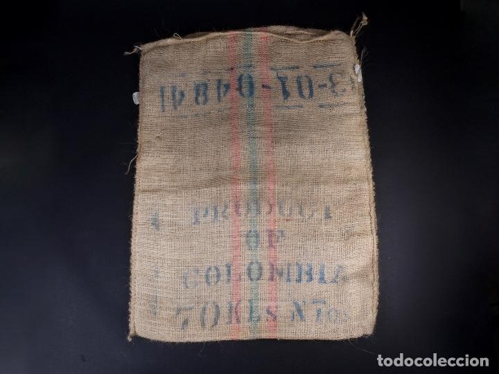 Antig&uuml;edades: CAFE MEDELLIN EXCELSO. SACO DE ARPILLERA - Foto 3