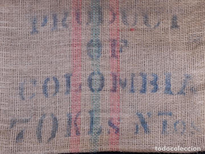 Antig&uuml;edades: CAFE MEDELLIN EXCELSO. SACO DE ARPILLERA - Foto 4