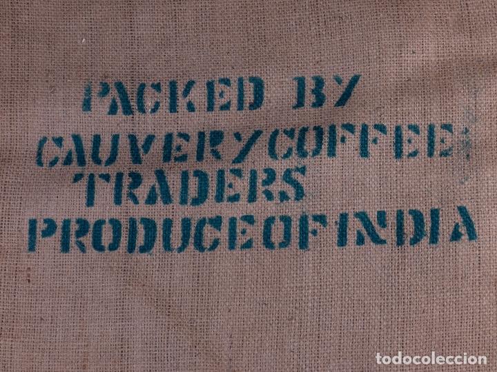 Antig&uuml;edades: CAFE DE INDIA UNWASHED. SACO DE ARPILLERA - Foto 2