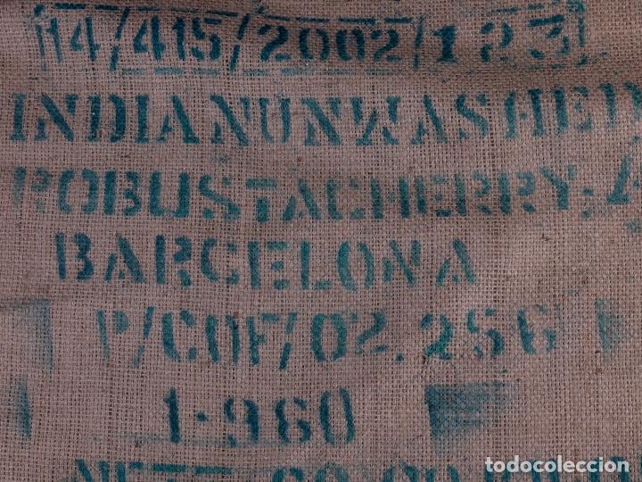Antig&uuml;edades: CAFE DE INDIA UNWASHED. SACO DE ARPILLERA - Foto 4