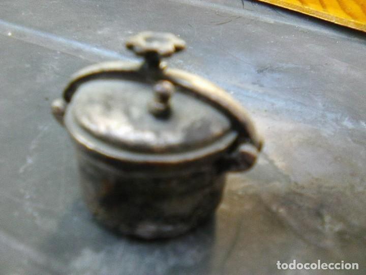 Antig&uuml;edades: miniatura ba&ntilde;o de plata - olla express - Foto 1