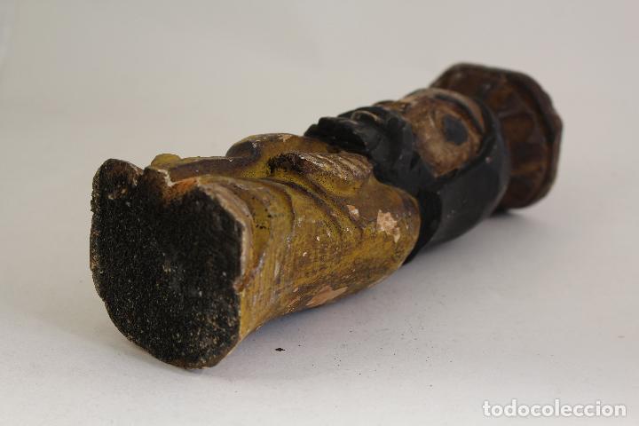Antig&uuml;edades: candelabro de madera - Foto 5