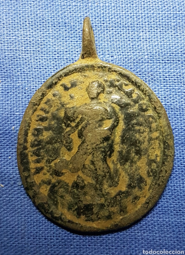Antig&uuml;edades: Antigua medalla inmaculada - Foto 2