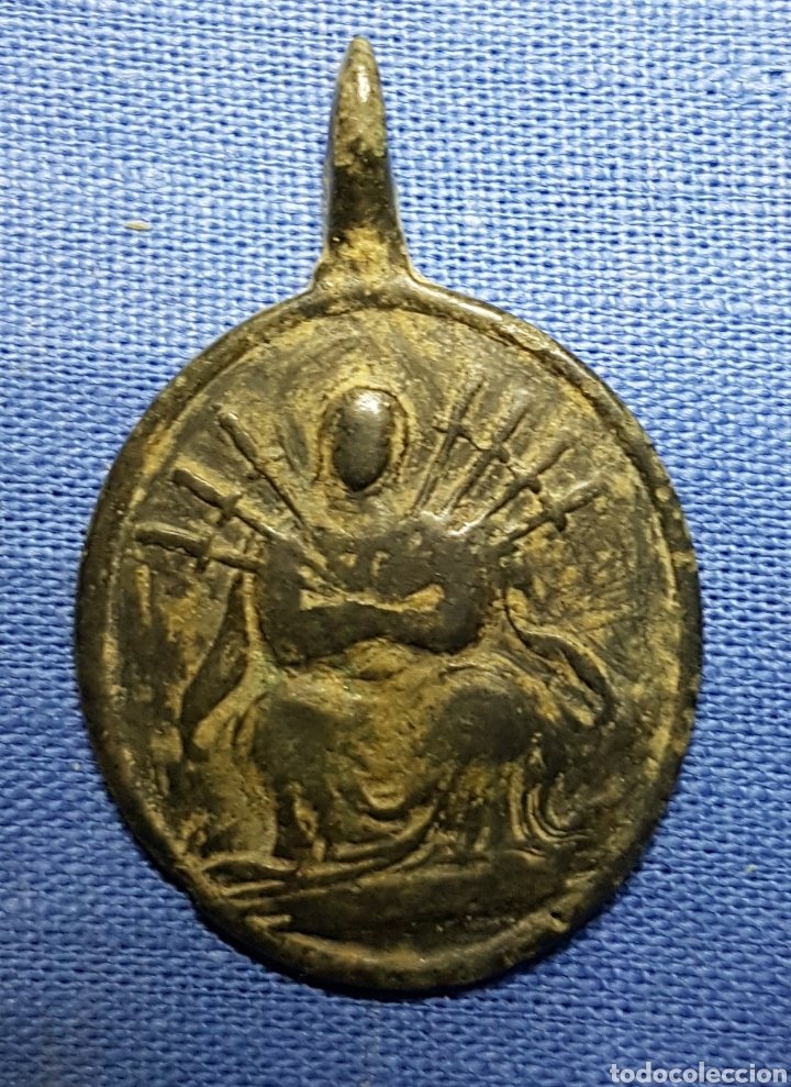 Antig&uuml;edades: Antigua medalla 7 pecados - Foto 2