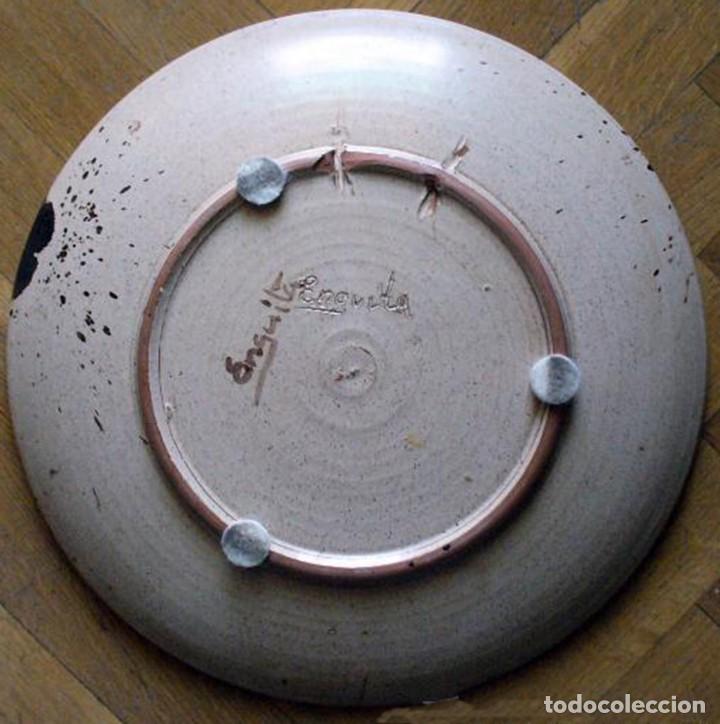 Antig&uuml;edades: plato de ceramica- ENGUITA - Foto 2