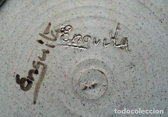 Antig&uuml;edades: plato de ceramica- ENGUITA - Foto 3