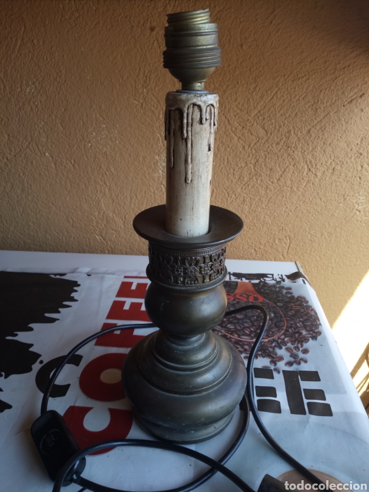 Antig&uuml;edades: LAMPARA CREO QUE DE LAT&Oacute;N - Foto 1