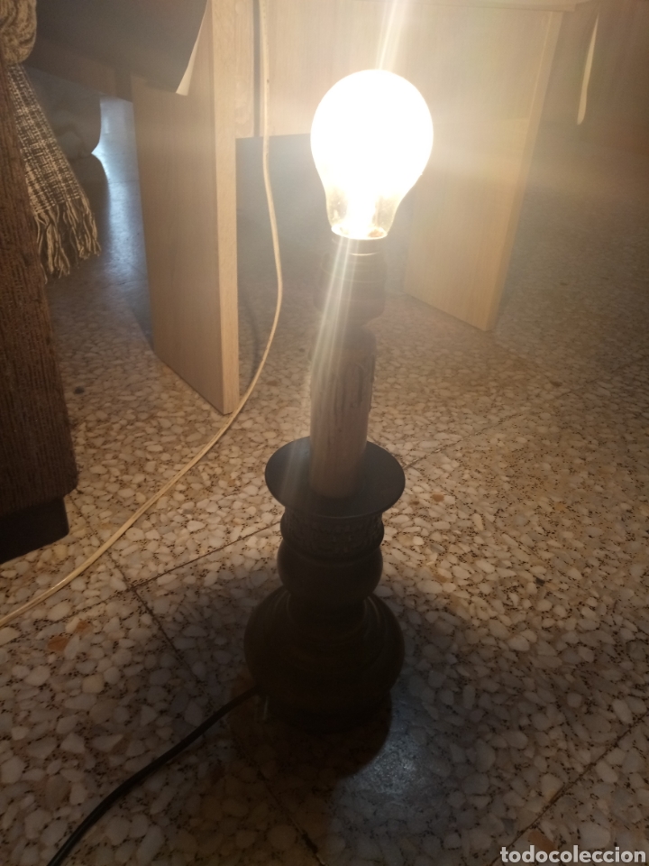 Antig&uuml;edades: LAMPARA CREO QUE DE LAT&Oacute;N - Foto 8