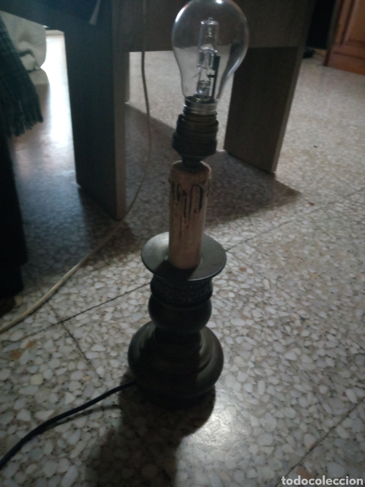 Antig&uuml;edades: LAMPARA CREO QUE DE LAT&Oacute;N - Foto 10