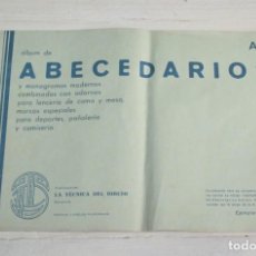 Antigüedades: ALBUM DE ABECEDARIOS - PUBLICACIONES LA TECNICA DEL DIBUJO - A-L. Lote 134119166