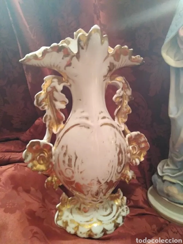 Antig&uuml;edades: Antigua pareja de jarrones isabelinos - Foto 3